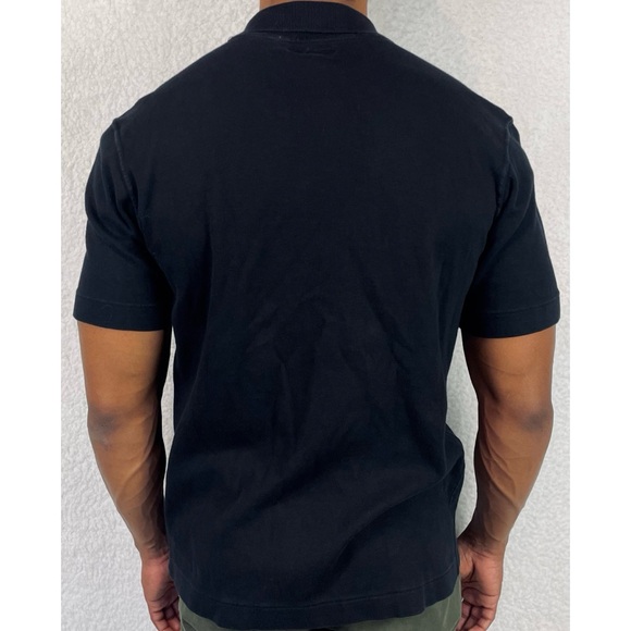 LADY WHITE CO. • Black/White Short Sleeve Button Down Shirt, S - Picture 5 of 16